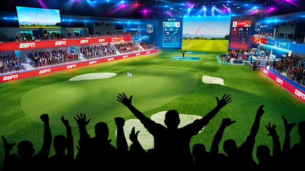 A rendering of the TGL arena.